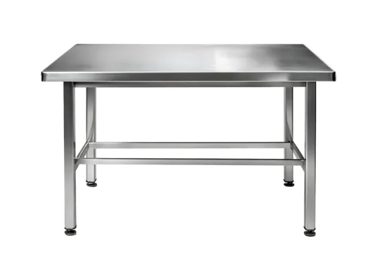 Stainless steel clean room table fabricated by Stalsky